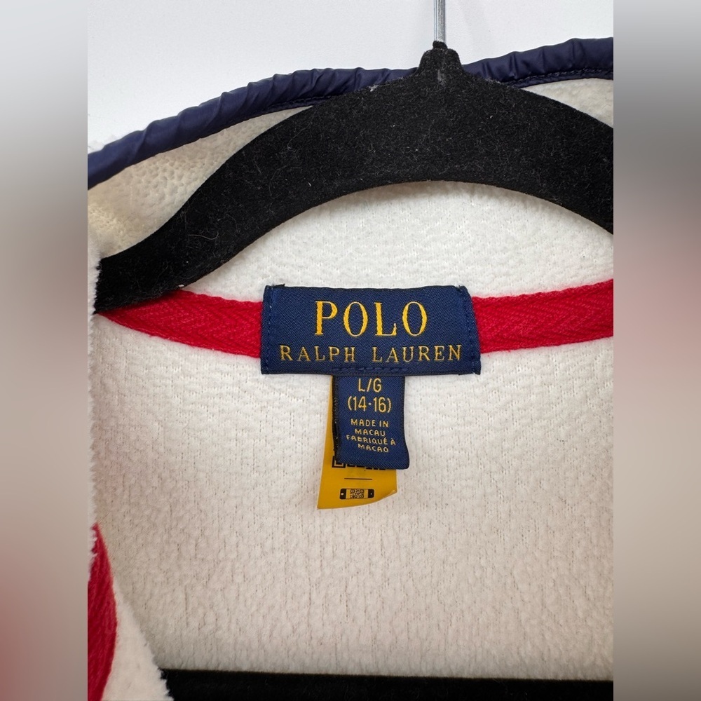 Polo Ralph Lauren Youth 1/2 Zip Pullover Fleece Sweatshirt L (14/16) - Picture 4 of 7